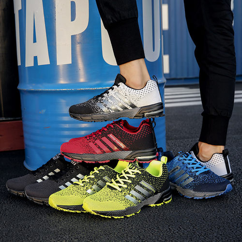 Men Plus Size Running Shoes Fashion Couple Sneakers Breathab
