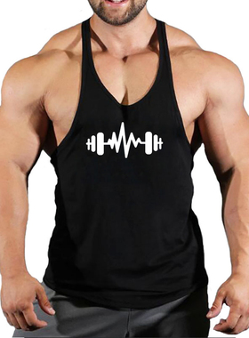 Fitness Shirt Men's Singlets Sleeveless Sweatshirt Bodybuild