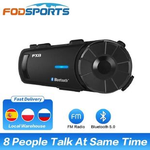 Fodsports FX8 Motorcycle Helmet Bluetooth Intercom Moto Helm