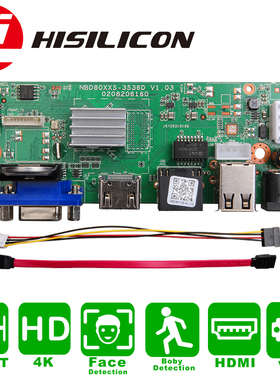 ICsee Xmeye XM Nvr Board 4K 10Ch Hisilicon chip Hi3536E IP R