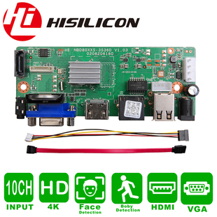 ICsee Xmeye XM Nvr Board 4K 10Ch Hisilicon chip Hi3536E IP R