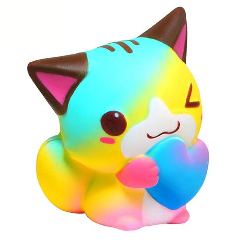 Kawaii Cat Squishies Jumbo Squeeze Squishy Adorable Aniaml S