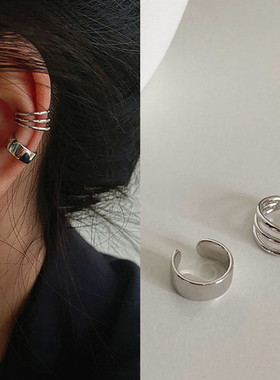 Fashion Cross Clip Earrings For Women Girls Cute Pearl Cubic