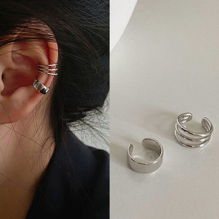 Fashion Cross Clip Earrings For Women Girls Cute Pearl Cubic