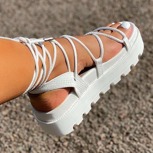 Fashion Woman Gladiator Sandals Ladies Wedge Shoes Female La