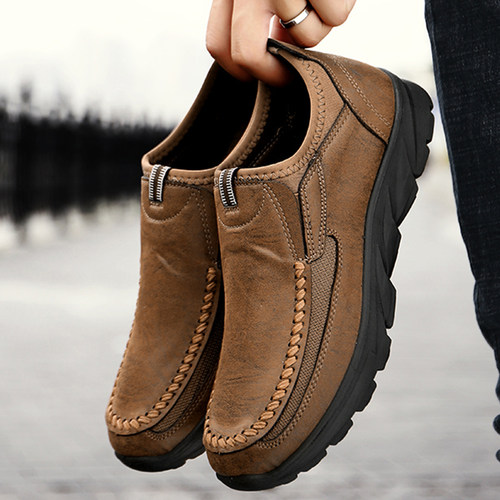 Men Casual Shoes Loafers Sneakers  New Fashion Handmade Retr