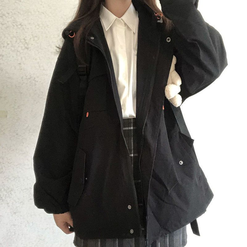 Deeptown Harajuku Fashion Japanese Jacket Women Setwear Goth 女装/女士精品 POLO衫 原图主图