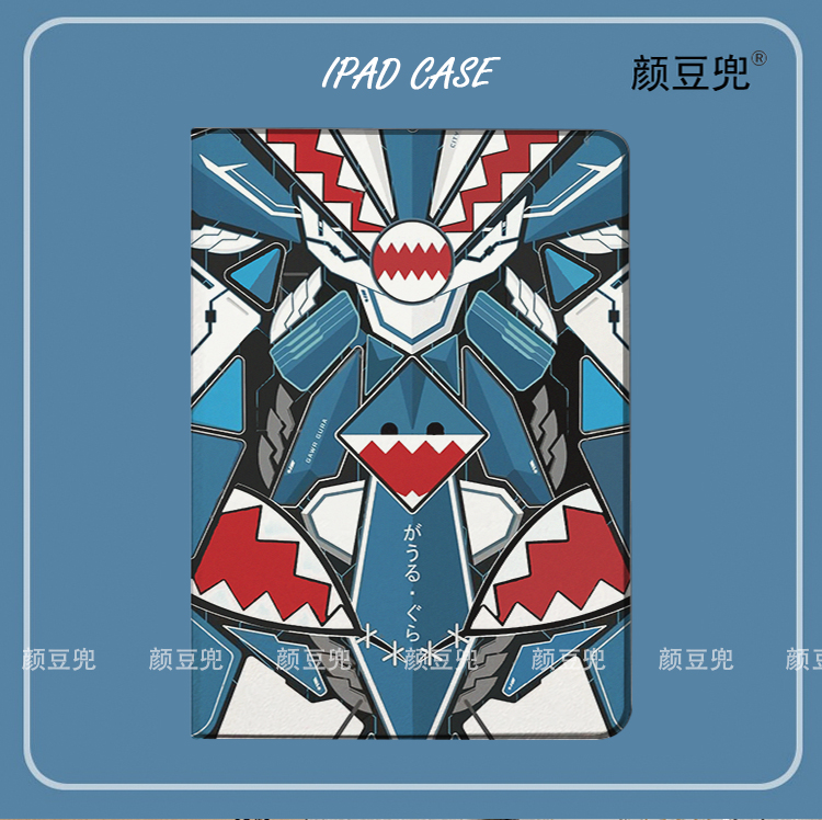 噶呜古拉GAWR·GURA鲨鱼ipad10.2适用air4/5保护套pro11笔槽mini6
