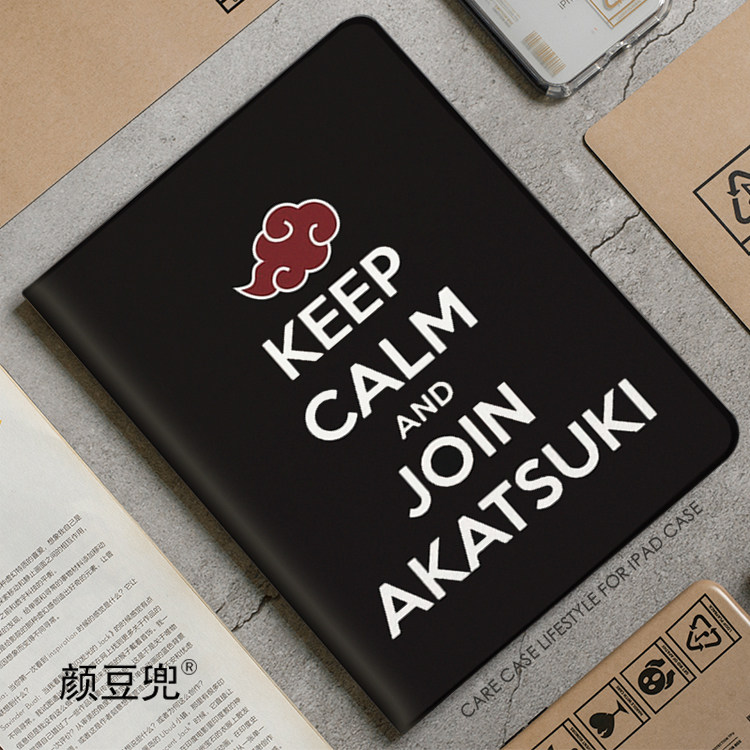 火影忍者 晓组织祥云ipad10.2适用air3/4/5第十代10.9寸保护套matepad pro11笔槽mini56小米5 Pro荣耀V8pro壳