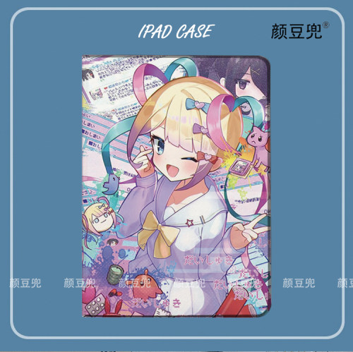超天酱糖糖主播女孩重度依赖ipad10.2适用air4/5第十代10.9保护套matepad pro12.9 Air笔槽mini5/6小米5/6Pro