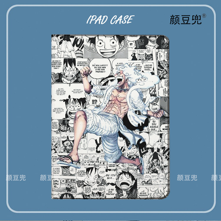 路飞尼卡 海贼王ipad10.2适用air3/4/5第十代保护套matepad pro11笔槽mini5/6小米5Pro华为M6荣耀V8pro动漫12