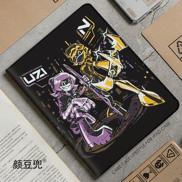 无机杀手uzi/n壳ipad10.2适用于air4/5第十代10.9保护套matepad pro11 Air3笔槽mini5/6小米5/6皮套VIVO3Pro