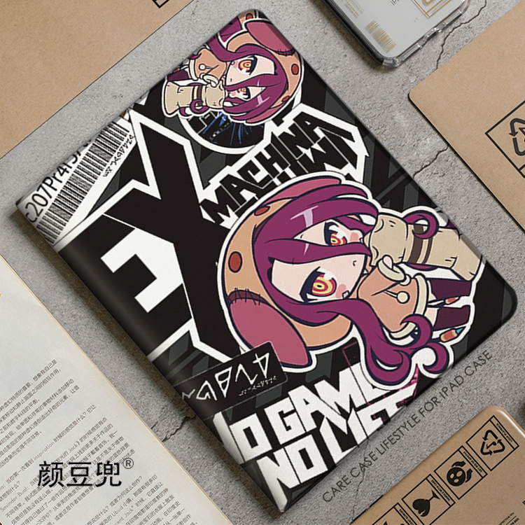 游戏人生白ZERO休比周边ipad10.2适用于air7 5/6第十11代ipad789保护套pro11笔槽mini6 7小米78华为