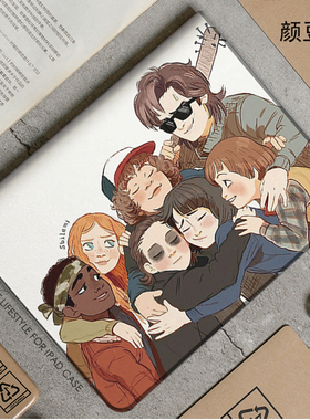 怪奇物语ipad10.2华为Matepa适用air3/4保护套pro11笔槽9.7mini56