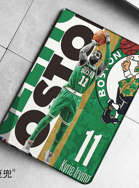 NBA欧文ipad10.2华为Matepad适用air5/4保护套pro11笔槽9.7mini56