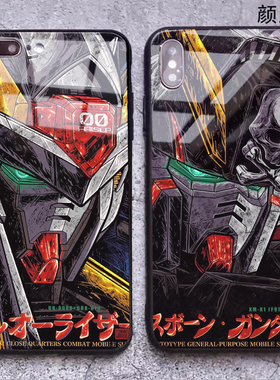 高达00raiser机动战士11PRO适用SE苹果XSMAX手机壳8P40华为mate30
