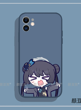 碧蓝档案蔚蓝妃咲手机壳12 mini适用iphone14promax山海经oppofindx5苹果13 Pro红米k60一加acepro硅胶vivo60