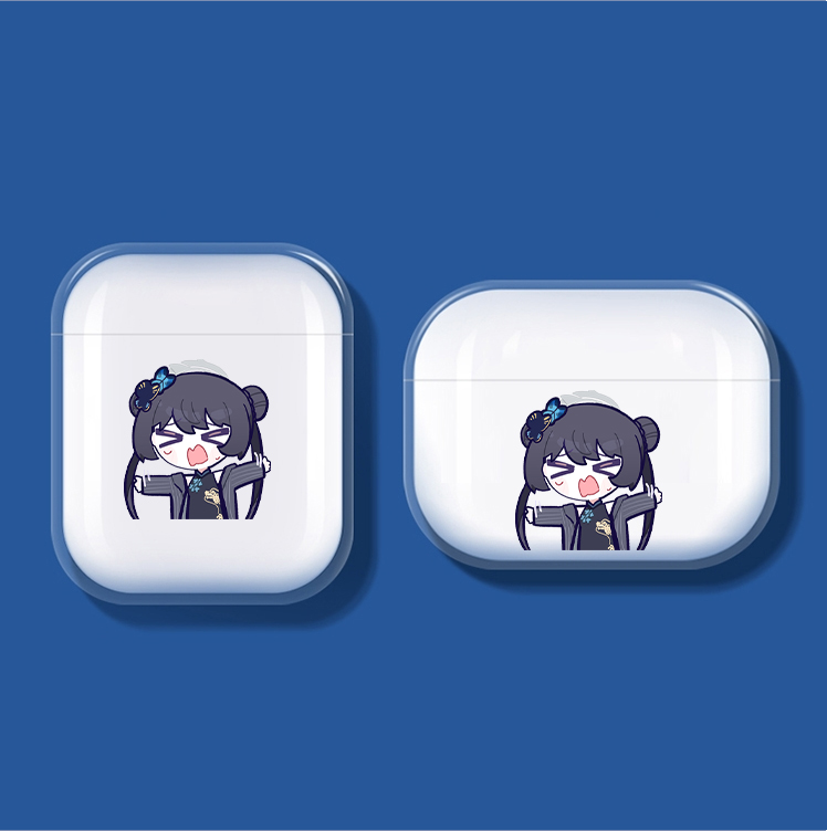 碧蓝档案蔚蓝妃咲 山海经适用苹果airpods Pro2代保护套2/3代耳机套 Airpods三代硅胶软壳 蓝牙耳机保护套透