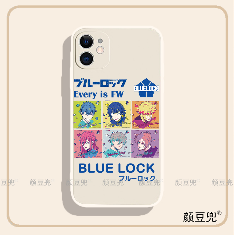 蓝色监狱Blue Lock蓝色锁链适用iPhone14plus手机壳11苹果13promax动漫12小米9一加10荣耀9红米K60软IQOONEO