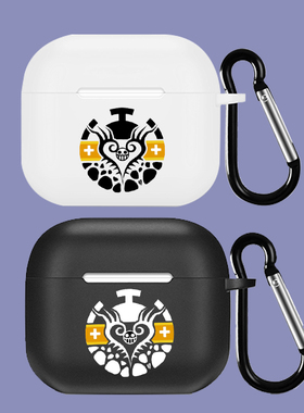 海贼王罗标志耳机套 适用airpods Pro保护套2/3三代苹果耳机壳软