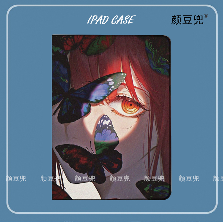 玛奇玛 电锯人ipad10.2适用air4/5保护套matepad pro11笔槽mini5/6小米6pro12.9荣耀V8动漫OPPOPAD皮套VIVO壳