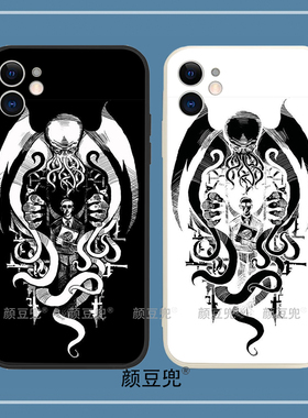 克苏鲁的呼唤 手机壳11适用13 Promax苹果14 Plus软12mini红米K50