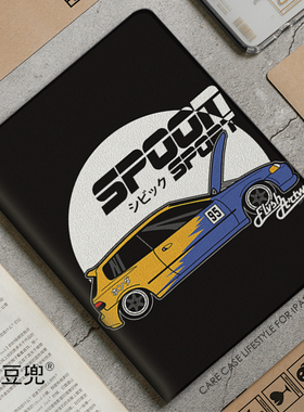 GK5思域Spoon改装赛车ipad10.2适用air3/4保护套pro11笔槽mini56