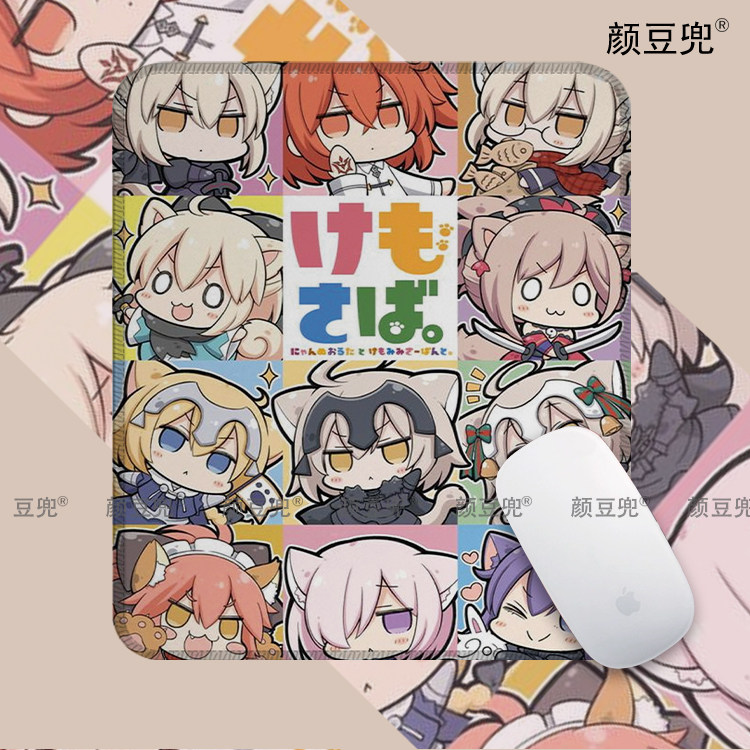 FATE吾王FGO SABER 阿尔托莉鼠标垫 电竞锁边鼠标垫 硅胶防滑软垫