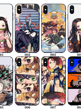 祢豆子/鬼灭之刃XR适用11Pro苹果XSMAX手机壳7/8plus/6s华为P40