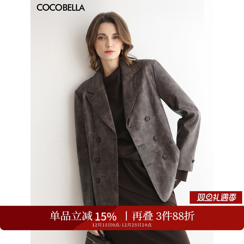 COCOBELLAPU双排扣西服