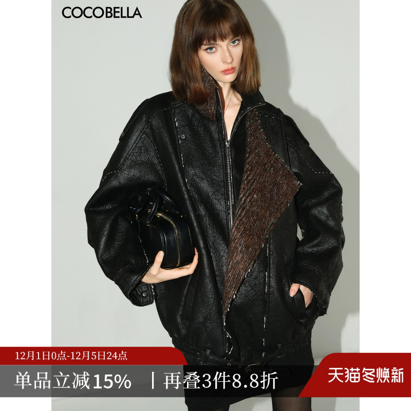 COCOBELLA[双面穿]环保皮草外套