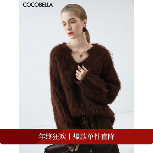 COCOBELLA仿苏力羊驼长绒毛衣