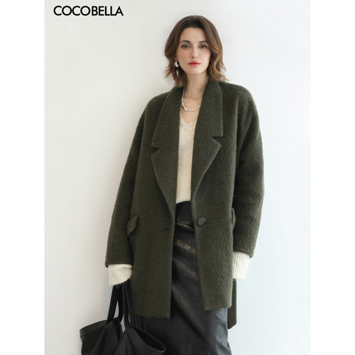 软实力风大气羊毛大衣
