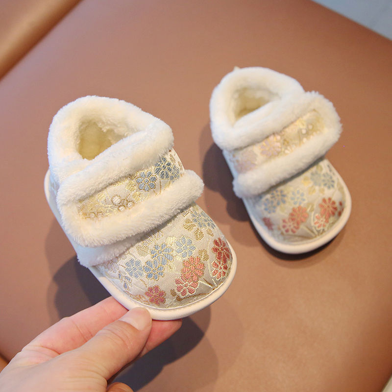 宝宝新年鞋儿童汉服鞋冬