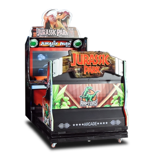 史可威大型动感枪击游戏机侏罗纪双人模拟捕捉射击电玩城娱乐设备