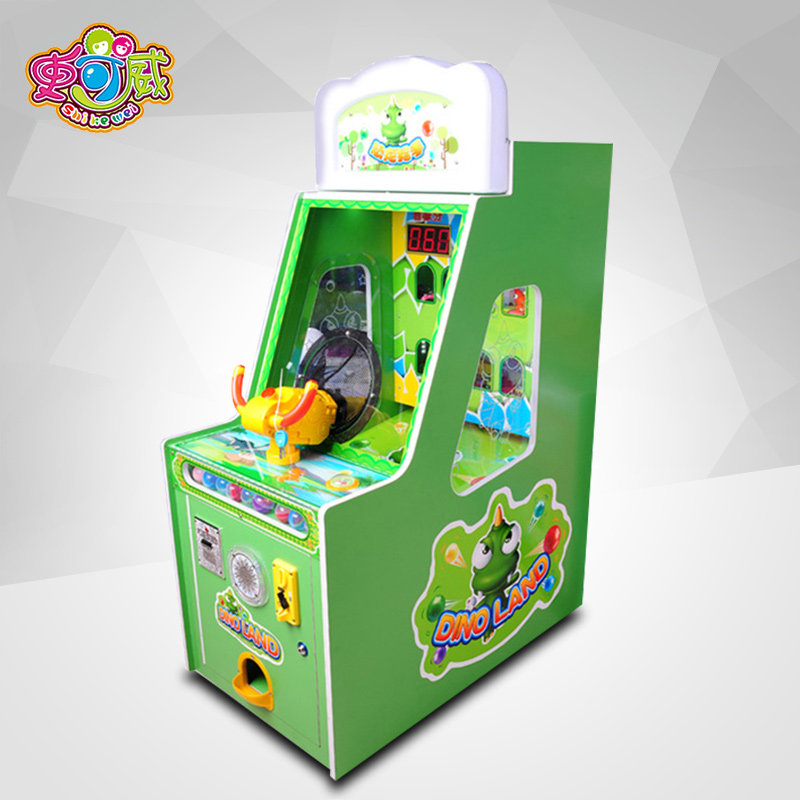 史可威恐龙猎手射击机儿童游戏机小型投币电玩城设备可出彩票扭蛋