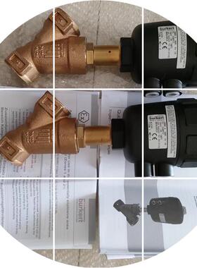 现货德国宝德burkert0255型高温电磁阀黄铜G1/4 230v 50hz 64119