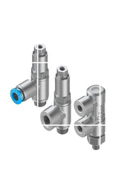 现货费斯托先导止回阀HGL-1/8-1/4-1/2-3/8-M5-B-QS-4-6-8-1