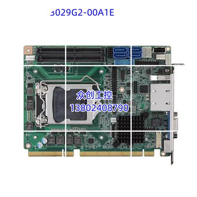 现货PCE-3029G2-00A1E 双通道双独显 PICMG1.3半长SBC支持CRT