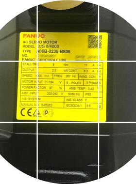 现货主轴23580NUC发那科5A0原装B22现货FA6B0全新伺服电机35咨询