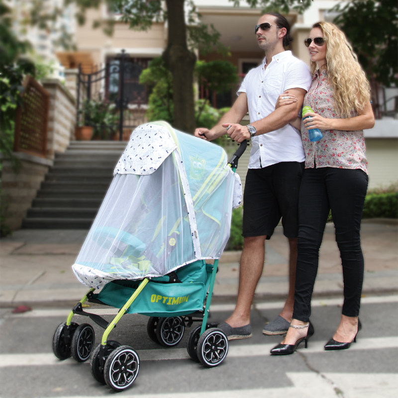 婴儿车蚊帐全罩式通用型加密加大bb宝宝手推车蚊帐罩遮阳透气夏季