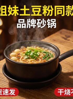 无耳砂锅明火电陶通用干烧不裂