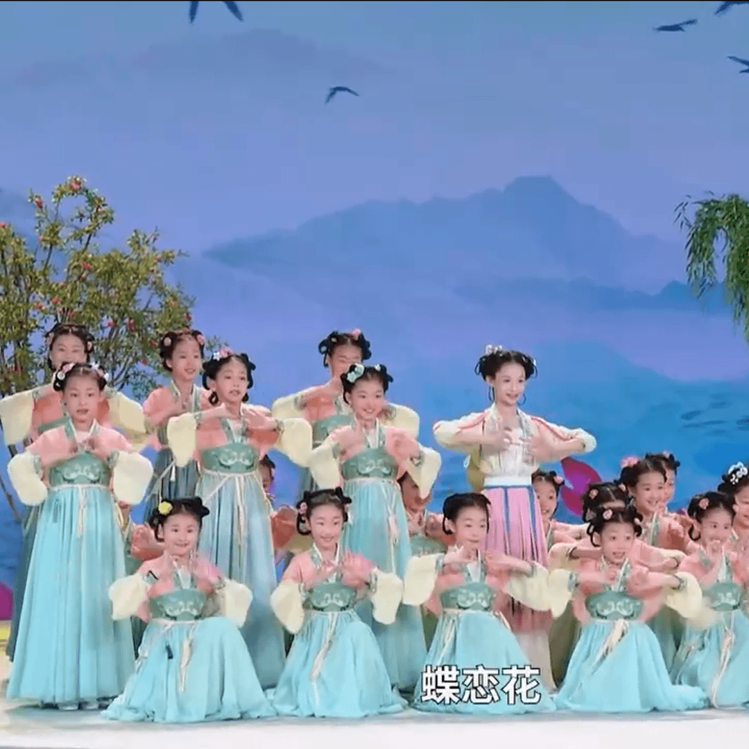阮郎归初夏演出服中国风汉唐舞古装汉服襦裙女童飘逸古典舞蹈服装