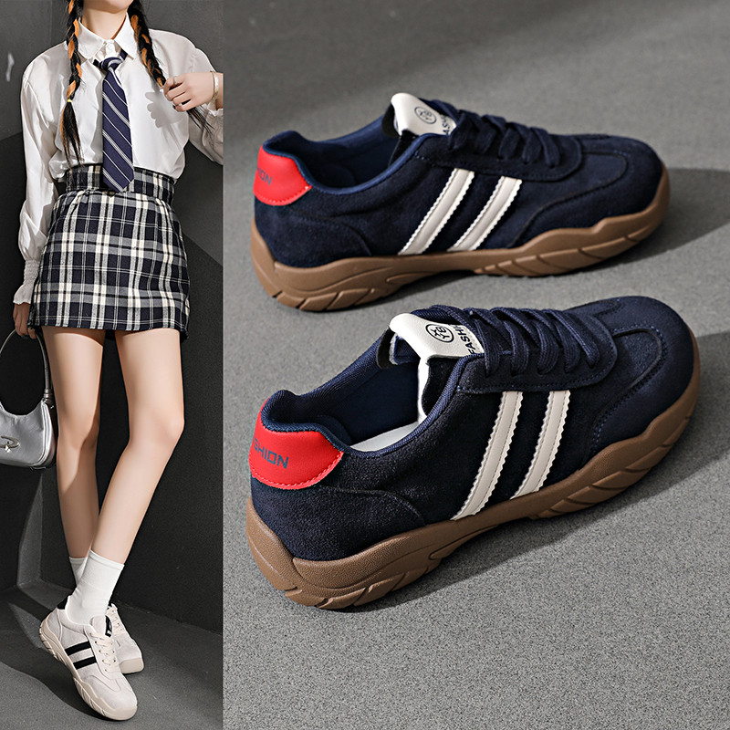 爆款厚底德训鞋女款2026春季新款单鞋女时尚百搭运动休闲阿甘鞋女,女鞋,德训鞋,淘宝优惠券,粉丝福利购,淘宝优惠卷