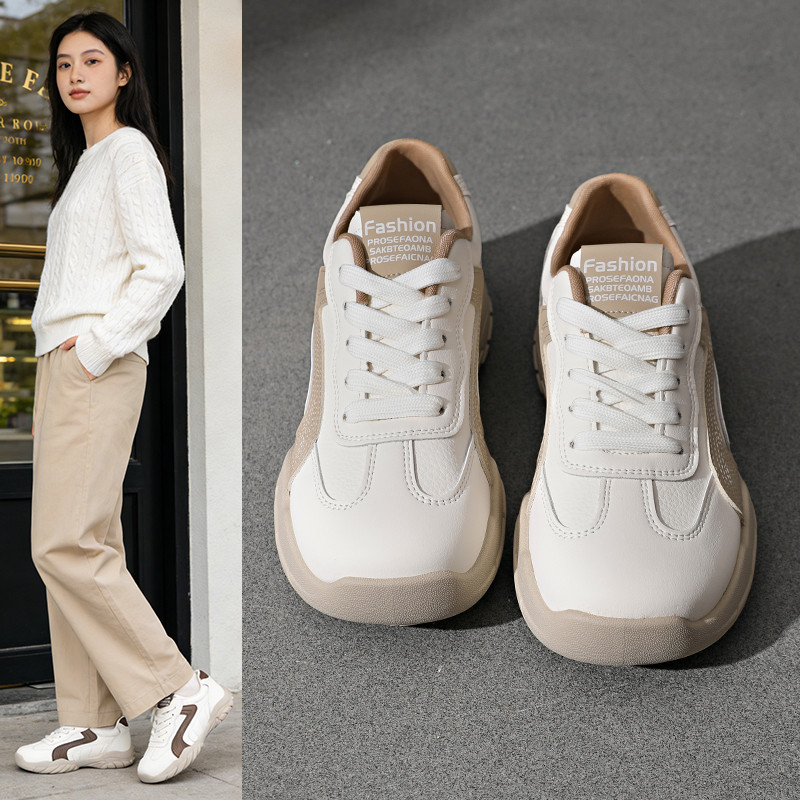 爆款厚底德训鞋女2026春季新款单鞋女时尚百搭小白鞋运动休闲鞋女,女鞋,德训鞋,淘宝优惠券,粉丝福利购,淘宝优惠卷