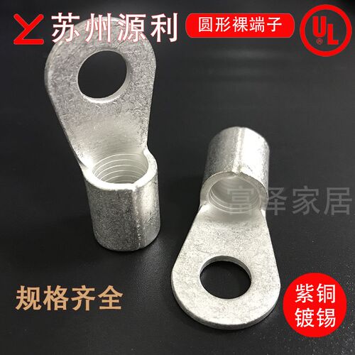 RNB60-8源利圆形紫铜接头线鼻子