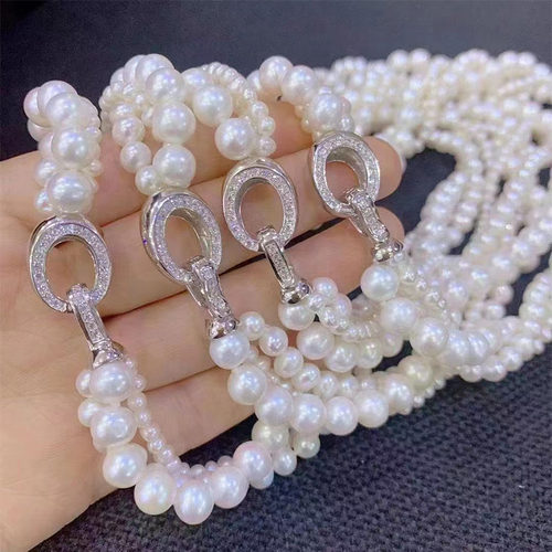 弹簧扣镀金珍珠项链扣头手链扣毛衣链扣连接扣百搭扣diy饰品配件