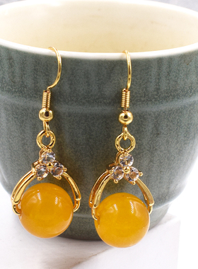 s925镀银耳环配件吊坠托 diy饰品挂饰 耳坠2019新款潮耳饰女 气质