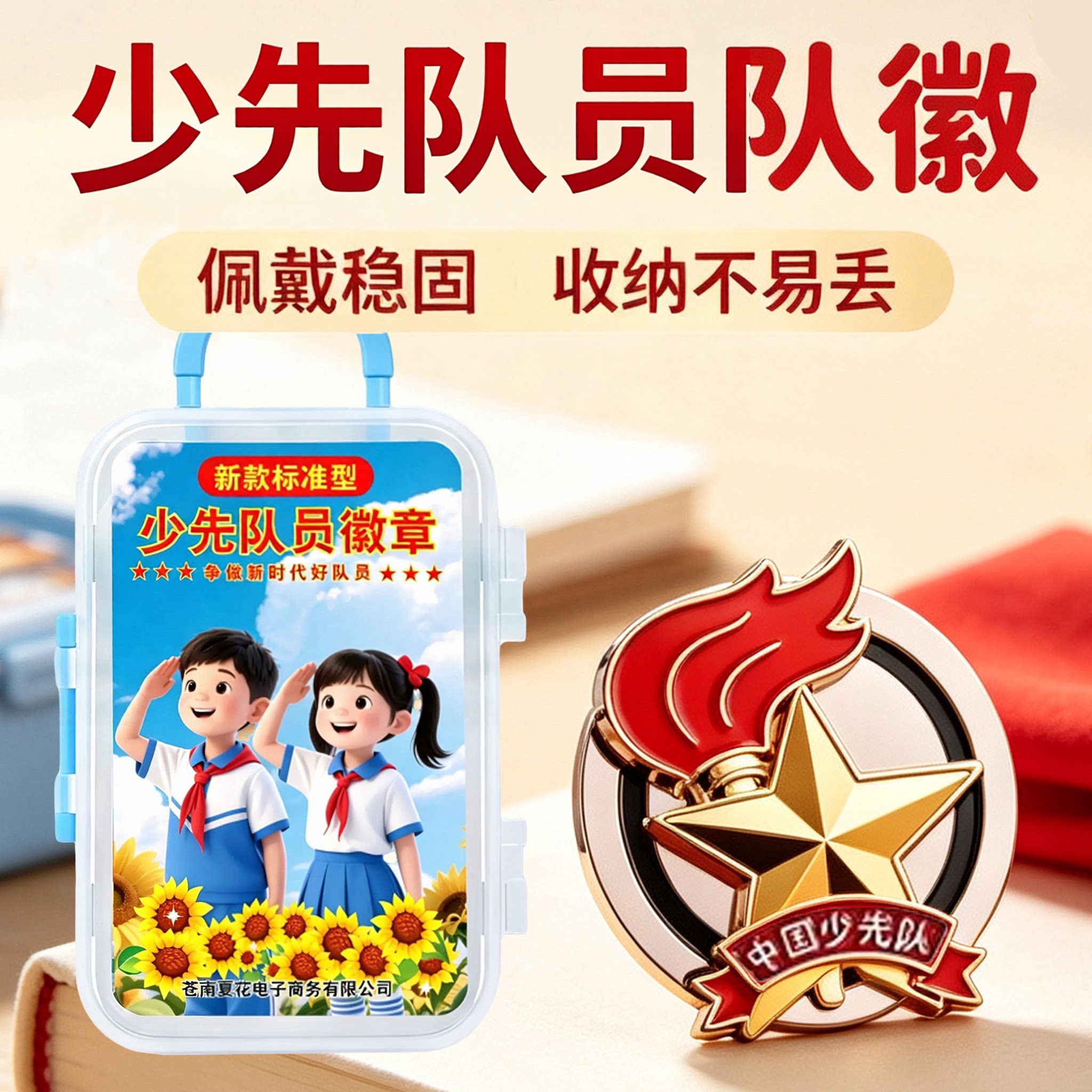少先队队徽正版磁吸式小学生图片