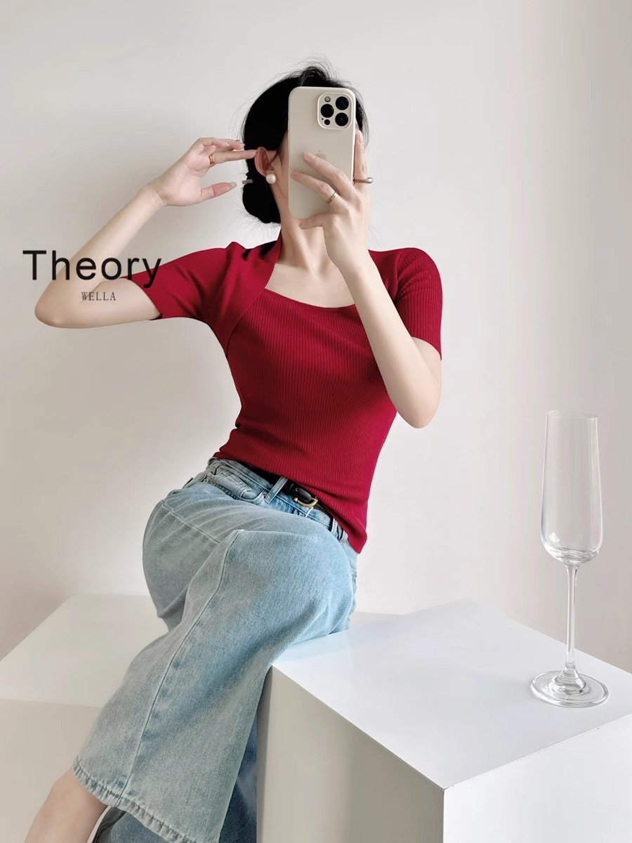 T.heorywella小众别致T恤上衣